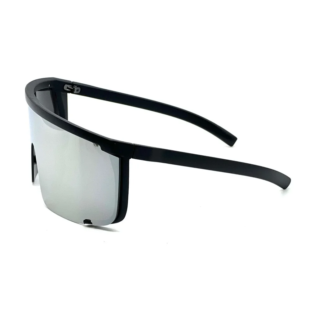 Shield Sunglasses Oversized Mirrored Lens UV400 Protection Sport Ski Driving New
